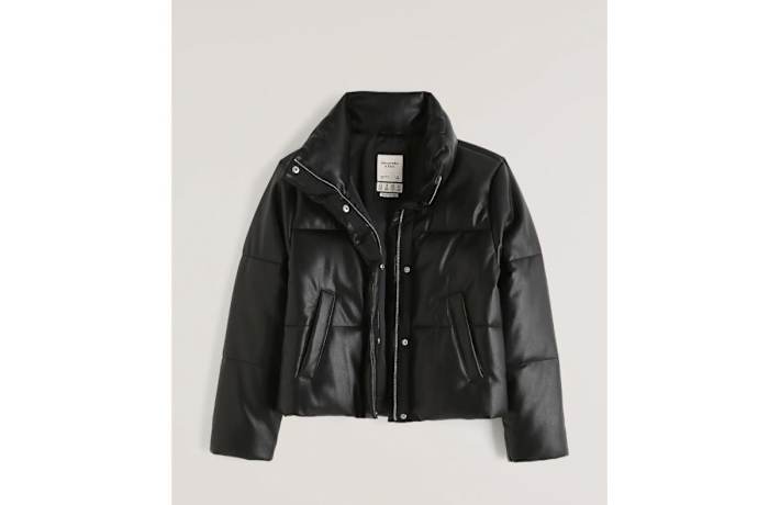 Vegan Leather Mini Puffer